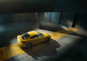 Beautiful Porsche Cayman GT4 Car Advertising by Thomas Strogalski3
